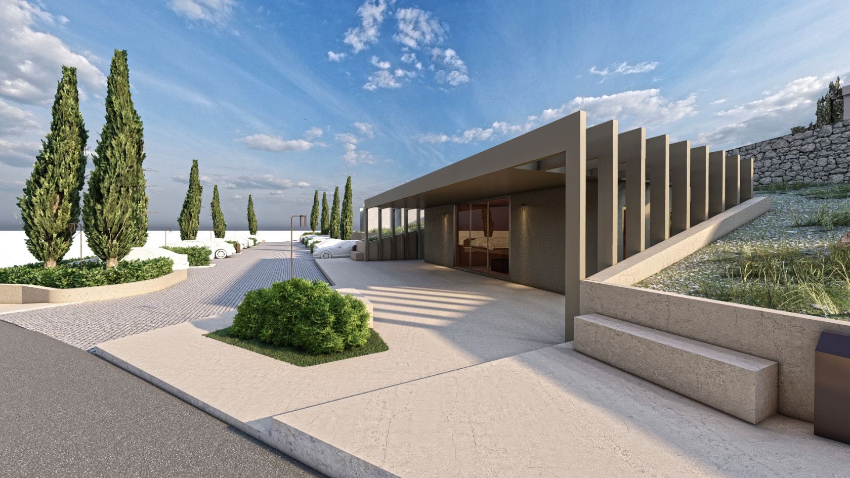 Izgradnja ispraćajne dvorane pored groblja u Boraji